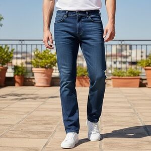 Lee Men's Extreme Motion Navy Slim Fit Jeans